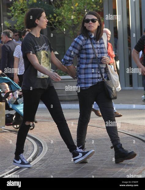 Clea Duvall Star Of Hbo Television Series Carnivàle Goes Shopping At The Grove In Hollywood