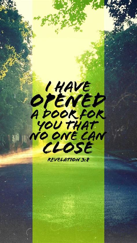 Revelation 38 I Know Your Deeds See I Have Placed Before You An Open