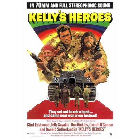 Kellys Heroes 1970 27x40 Movie Poster