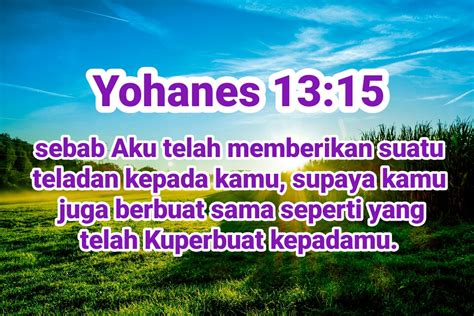 Renungan Back To Bible Mengikuti Teladan Tuhan Yesus