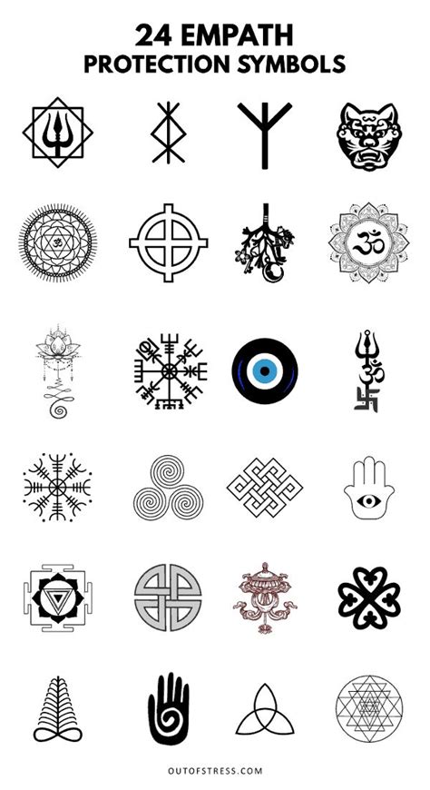 Empath Protection Symbols Tattoo