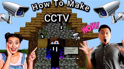 Minecraft Cctv Kaise Banaen How To Make Cctv Camera In Minecraft Mod