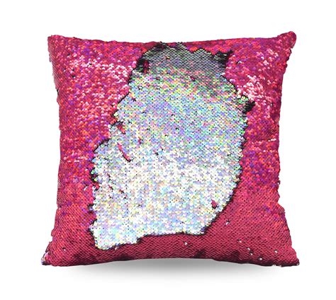 Mainstays Holographic Reversible Sequins Sparkle Pillow 17 In X 17in