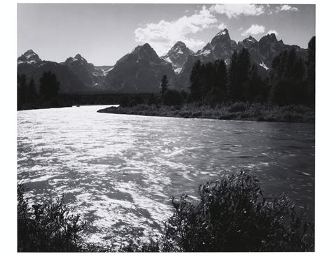 Ansel Adams 19021984 The Tetons And The Snake River Grand Teton