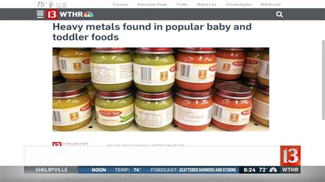 So it's understandable that you may be concerned about a new congressional report finding that ingredients in a number of baby food products contain elevated levels of heavy metals like arsenic, lead, cadmium and mercury. Heavy metals found in popular baby and toddler foods - YouTube