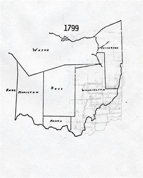 Ohio Counties Ohio History Ohio Map Genealogy Scrapbooking