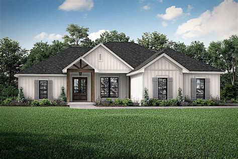 Browse modern, 2 bath, country with basement, open concept & more 4br rambler designs. Ranch Home - 4 Bedrms, 2 Baths - 1850 Sq Ft - Plan #142-1222