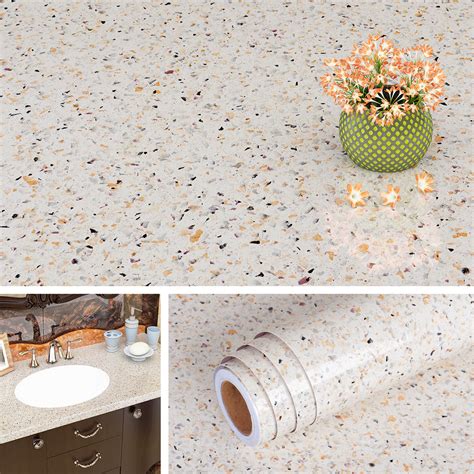 Livelynine Removable Granite Contact Paper Peel And Stick Countertops