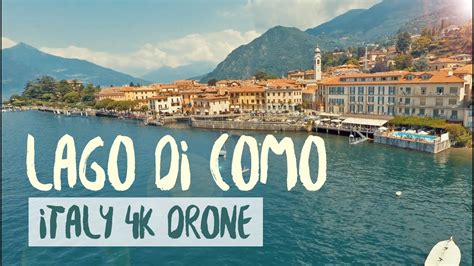 Italy Lake Como Lago Di Como 4k Drone Youtube