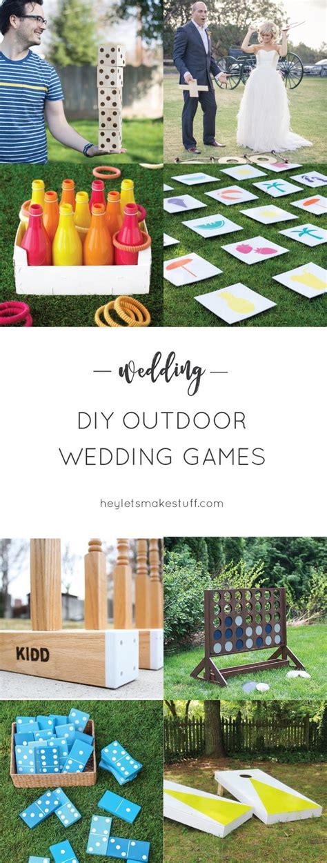Diy Outdoor Wedding Games Outdoor Wedding Games Wedding Games For