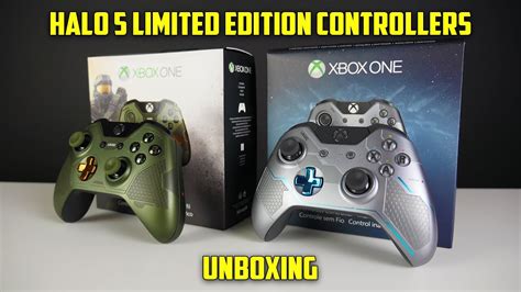 Halo 5 Limited Edition Controllers Unboxing Youtube