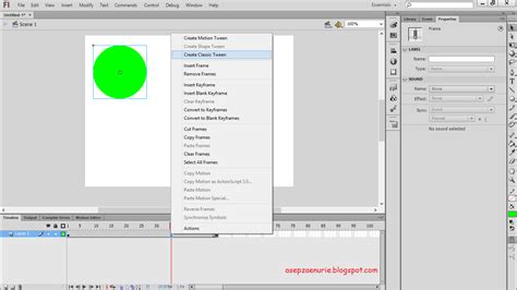 Cara Membuat Animasi Bergerak Sederhana Dengan Adobe Flash Cs6 Asep Zaenuri