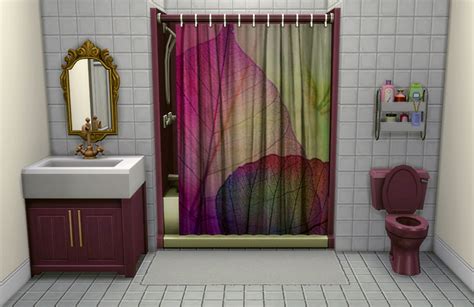 Just Like The Afro Centric Shower Curtain Set I Playing Sims 4