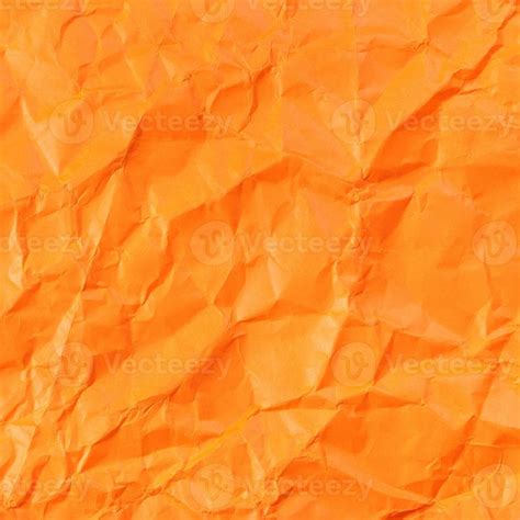 Square Background From Orange Crumpled Paper 12239375 Stock Photo At