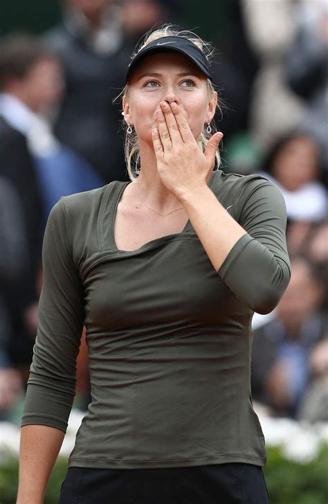 Maria Sharapova Playing In The French Open 2012 In Paris All Sports Women