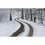 Snowy Road In Winter  HD Wallpapers