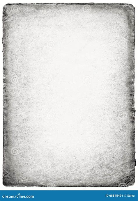 Old Black And White Paper Stock Image Image Of Handmade 68845491