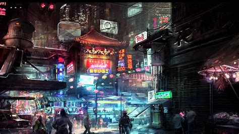 Tokyo Cyberpunk Wallpapers Wallpaper Cave