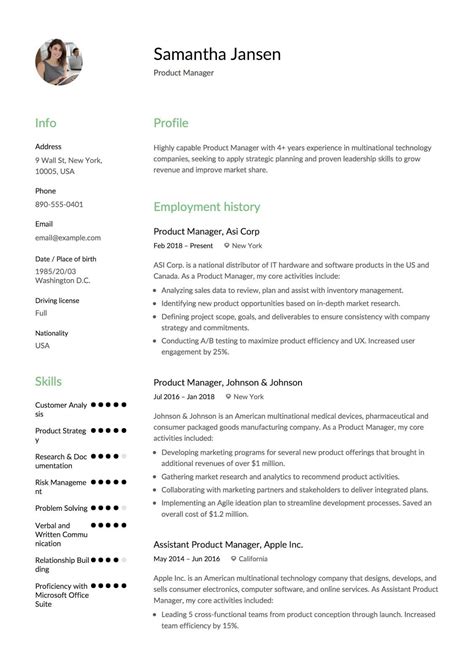 Product Manager Resume Sample, product manager resume sample pdf, product manager resume sample ...