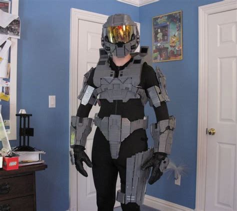 Master Chief Armor Made Out Of Lego 13 Pics