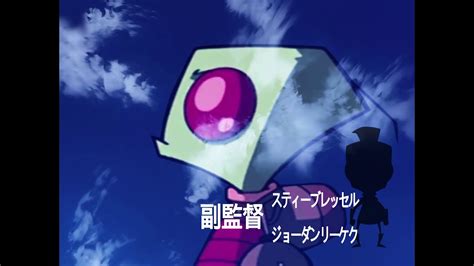 Invader Zim Anime Opening Neon Genezim Invadergelion Youtube