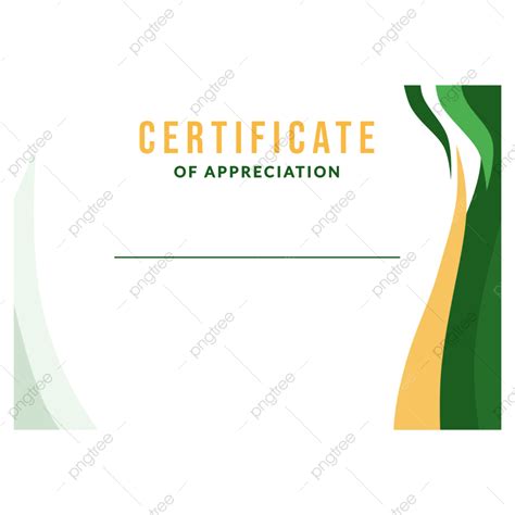 Appreciation Certificate Design White Transparent Certificate Of