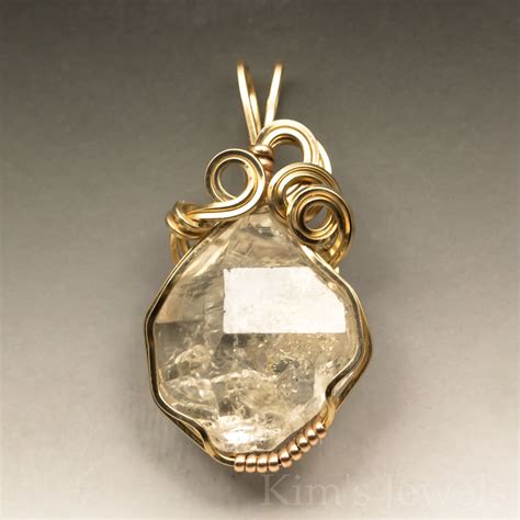 Image Result For Herkimer Diamond Pendant Sterling Silver Wire Wrap