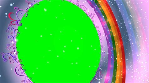 Complete 3d Slideshow 4k Rainbow Green Screen Youtube