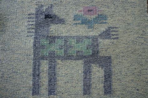 Reserved For Mg Swedish Wool Tapestry Lovely Dog Wool Wall Etsy