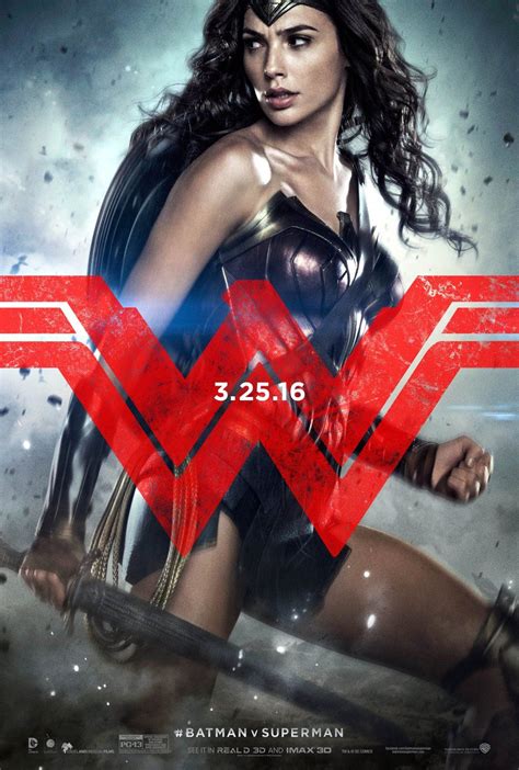 Batman Vs Superman Posters Bring Wonder Woman To Fight Collider