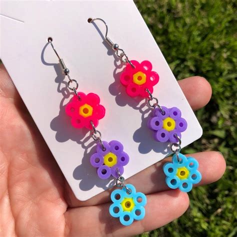 Perler Earrings Etsy