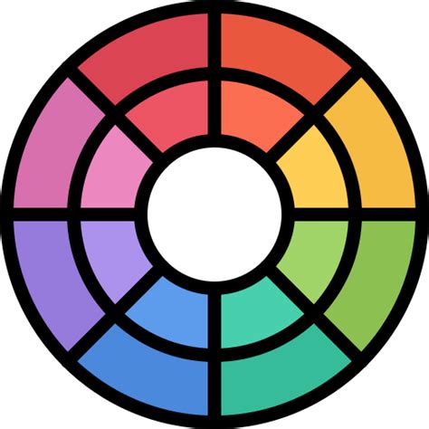 Color Circle Coloring Color Icon
