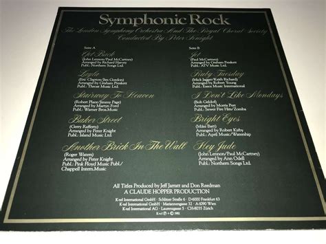 The London Symphony Orchestra Symphonic Rock Plak Cd Dvd Satın Al