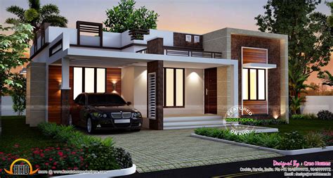 The exterior exudes coastal charm with a light smooth stucco exterior and a. Better Values with Flat Roof House Plans in Modern Designs ...