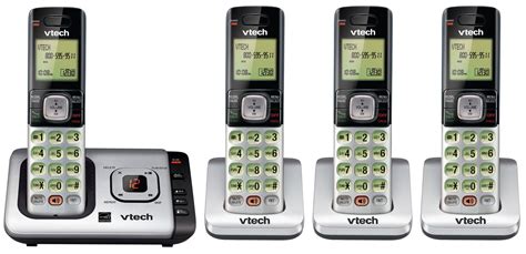 Vtech 4 Handset Cordless Answering Phone System With Caller Id Call