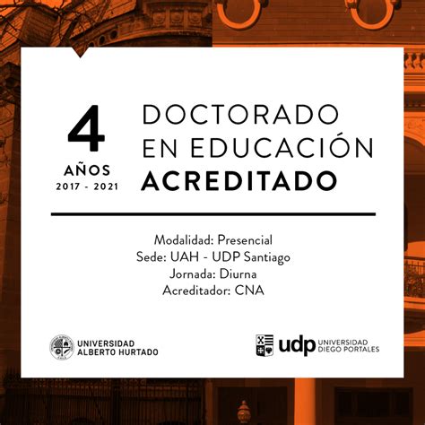 Doctorado En Educaci N Universidad Alberto Hurtado Universidad