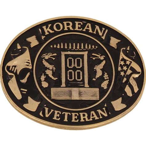 KOREA KOREAN WAR Veteran Military Army Usn Usmc S Vintage Belt Buckle PicClick