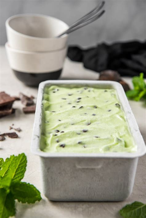If you plan on making homemade ice cream regularly, consider investing in an ice cream maker, as it produces a smoother, creamier ice cream finally, beat the ice cream mixture with a hand mixer and put it back in the freezer until it's firm enough to scoop. Low Fat Mint Chocolate Chip Ice Cream