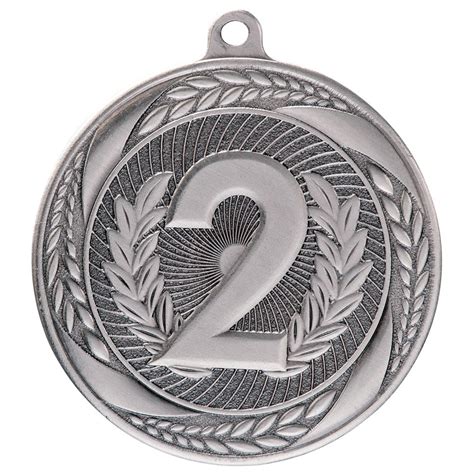 Typhoon 2nd Place Medal Silver 55mm Mm20452s Medals Ezee Trophies