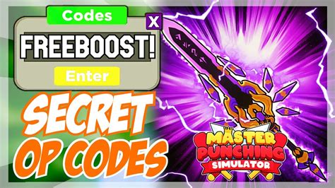 New 2022 👊 Roblox Master Punching Simulator Codes ⚔️ All Limited