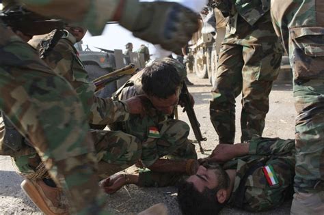 Harrowing Scenes From The Front Line As Kurds Battle Isis