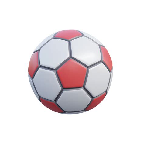 3d Football Icon Or 3d Realistic Football Icon Or 3d Sports Match