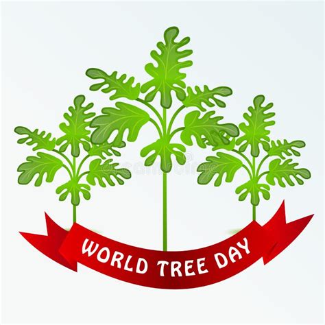 World Tree Day Stock Illustration Illustration Of Armed 94326669