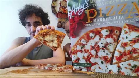 Amys Organic Margherita Pizza Frozen Food Review Youtube