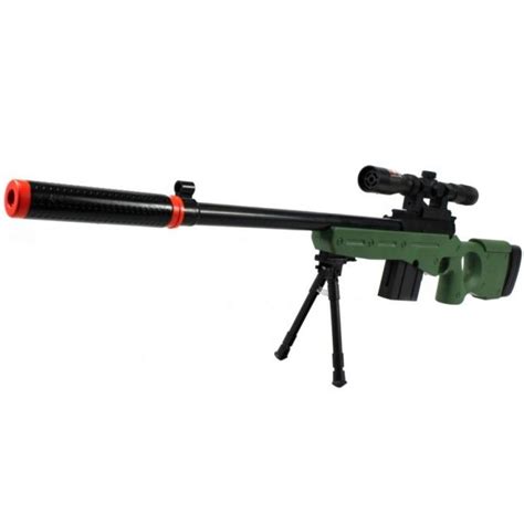 L96 Agm Awp Awm Spring Airsoft Tactical Sniper Rifle Green Gun W 6mm