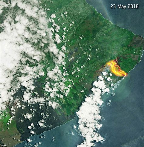 New Satellite Photos Show Lava From Kilauea Volcano Changed Paths