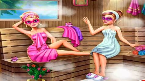 Super Barbie Sauna Realife Best Games For Girls 2016 Hd Babysiting