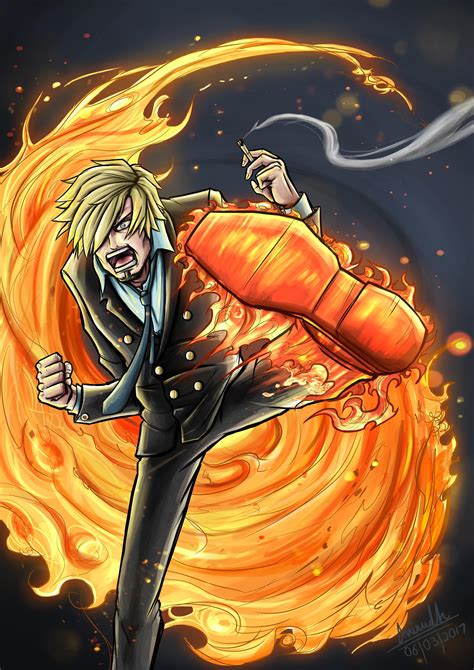Sanji Diable Jambe Did This Artwork Back In 2017 Ronepiece