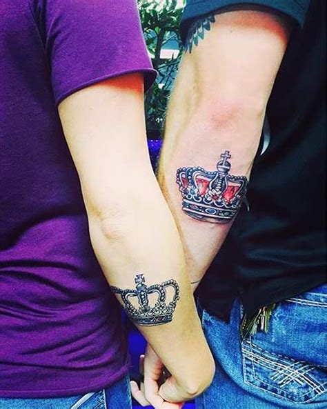 51 king and queen tattoos for couples stayglam queen tattoo wife tattoo couple tattoos
