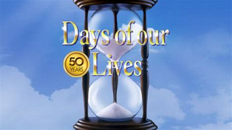 An Hourglass With The Words Days Of Our Lives Written On It